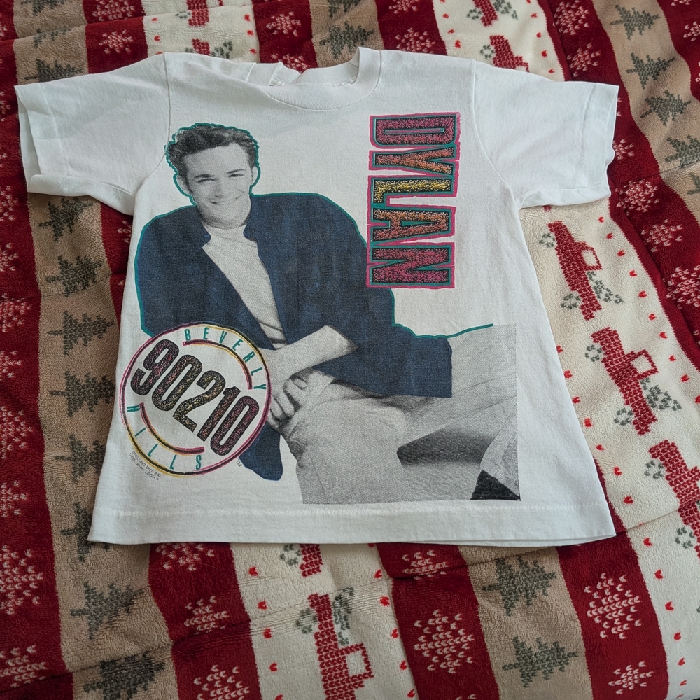 VINTAGE Luke Perry Youth  Shirt